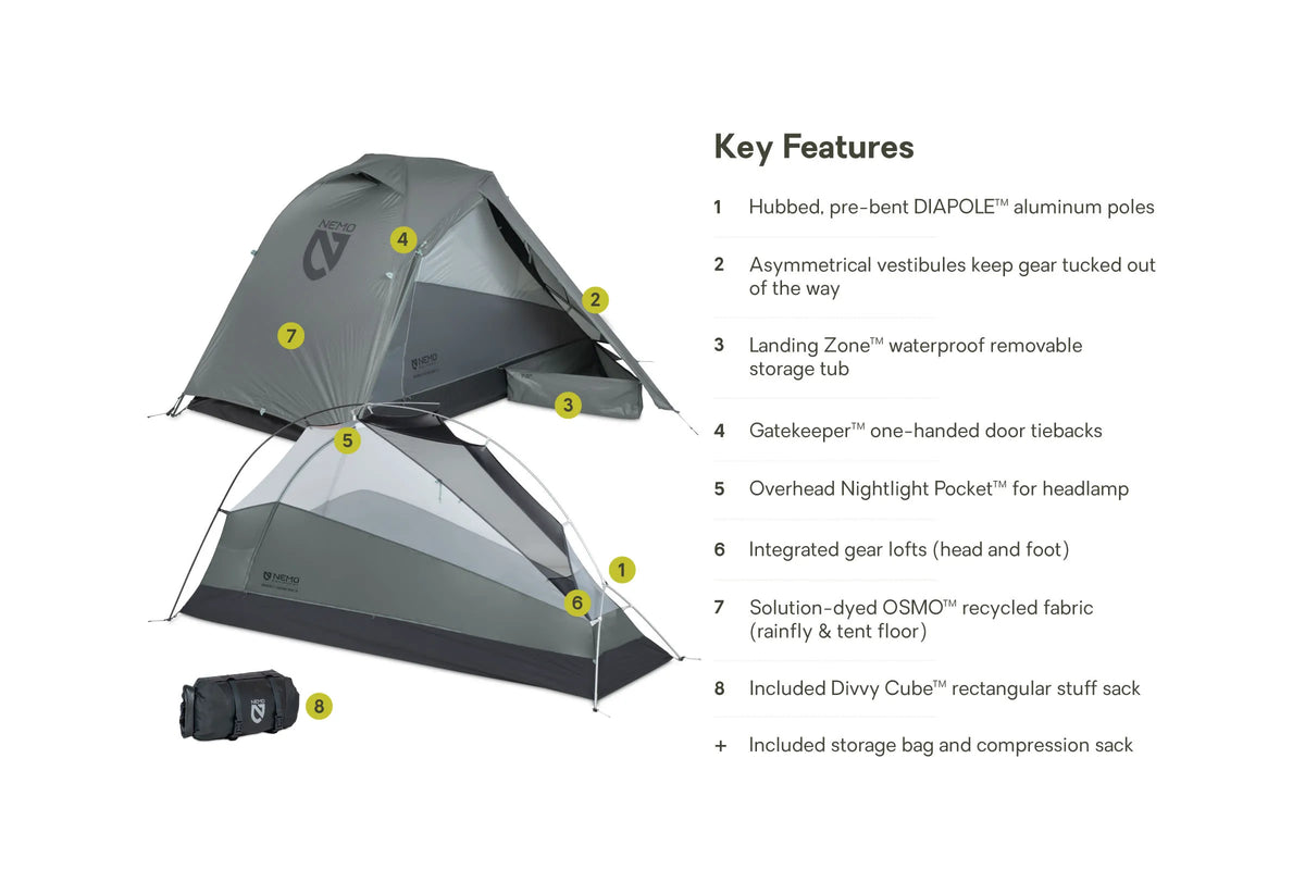 Dragonfly™ Bikepack OSMO™ Ultralight Backpacking Tent