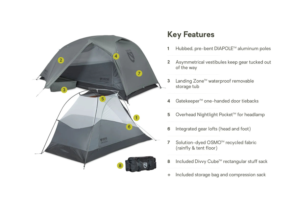 Dragonfly™ Bikepack OSMO™ Ultralight Backpacking Tent