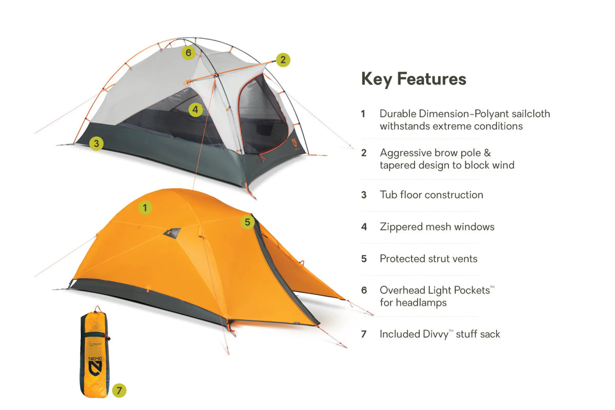 Kunai™ 3–4 Season Backpacking Tent