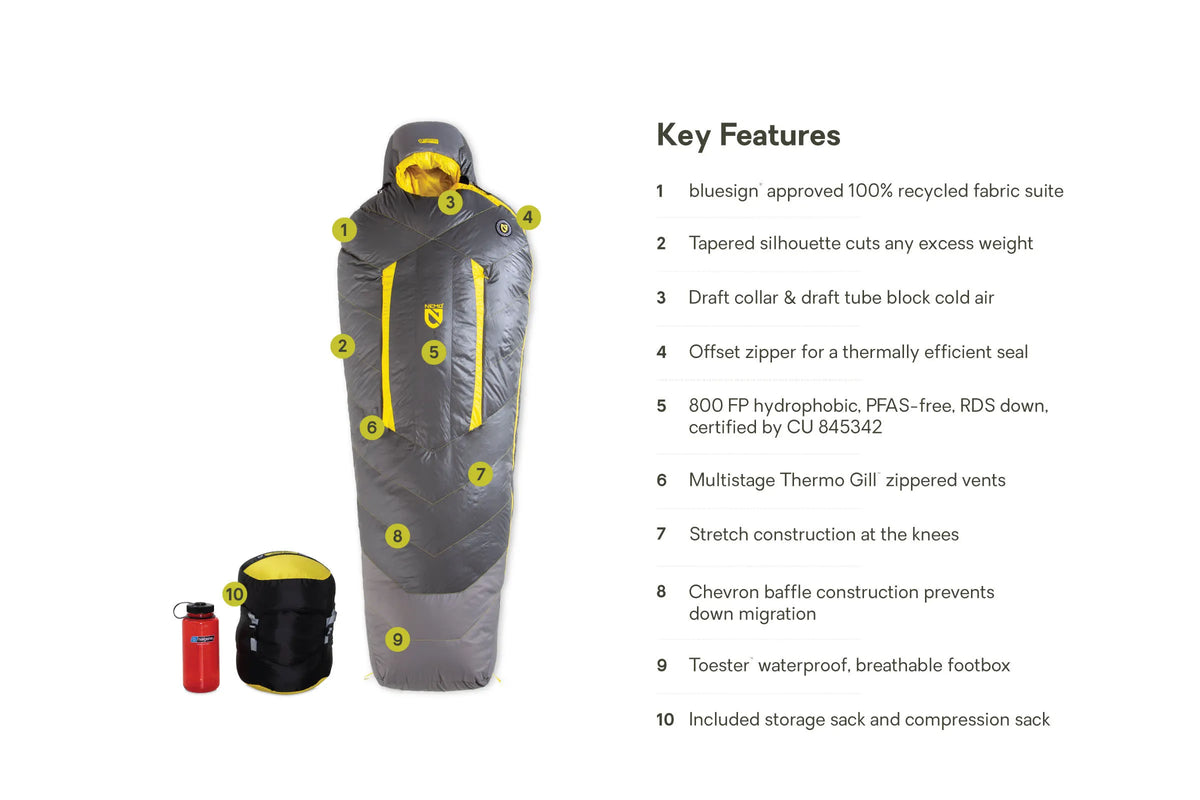 Sonic™ Down Mummy Sleeping Bag