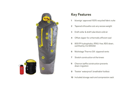 Sonic™ Down Mummy Sleeping Bag